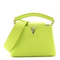 Louis Vuitton Taurillon Mini Capucines Chartreuse