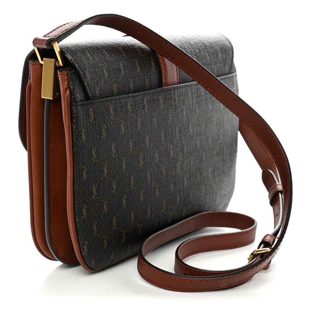 Saint Laurent Le Monogramme Satchel Chestnut side view