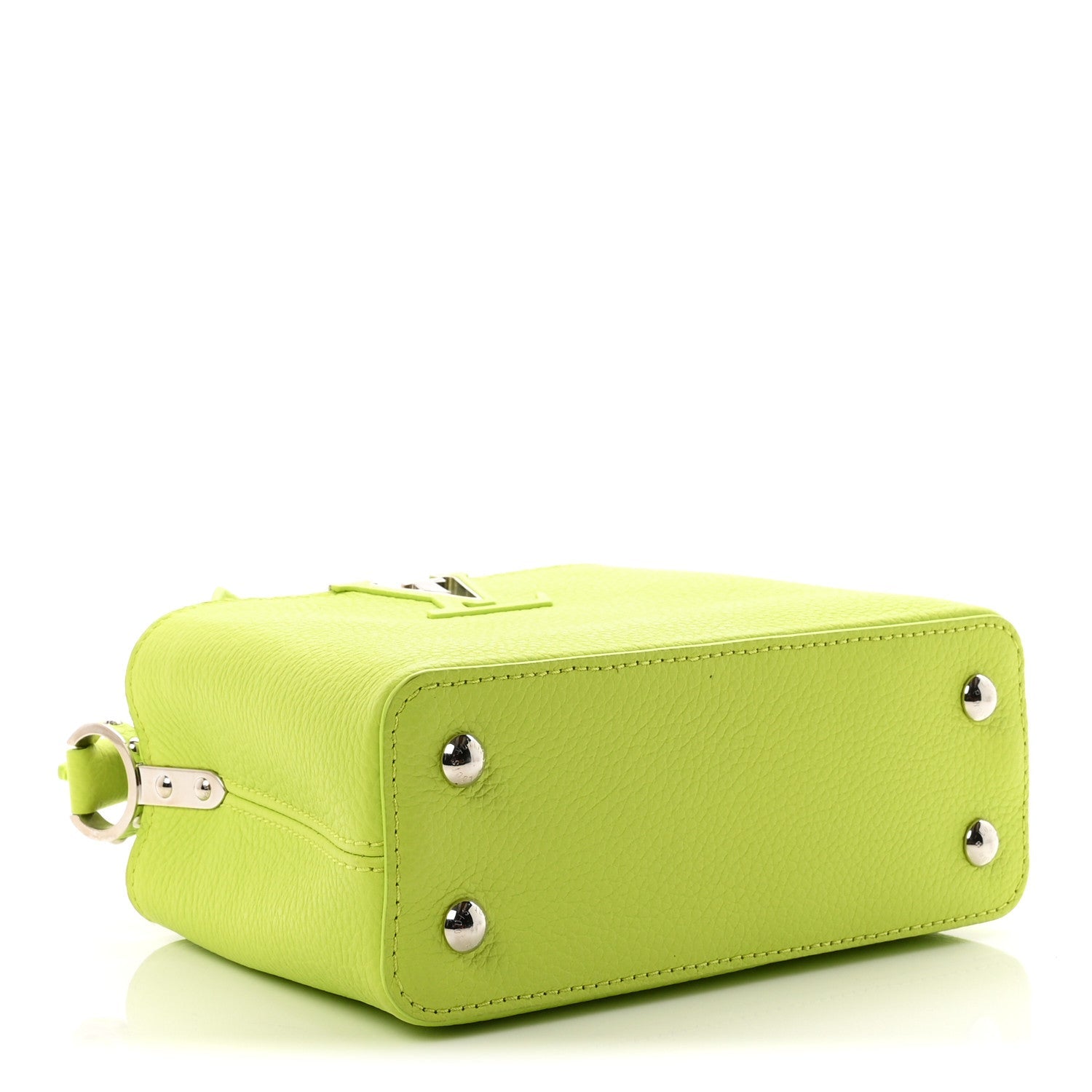 Louis Vuitton Taurillon Mini Capucines Chartreuse