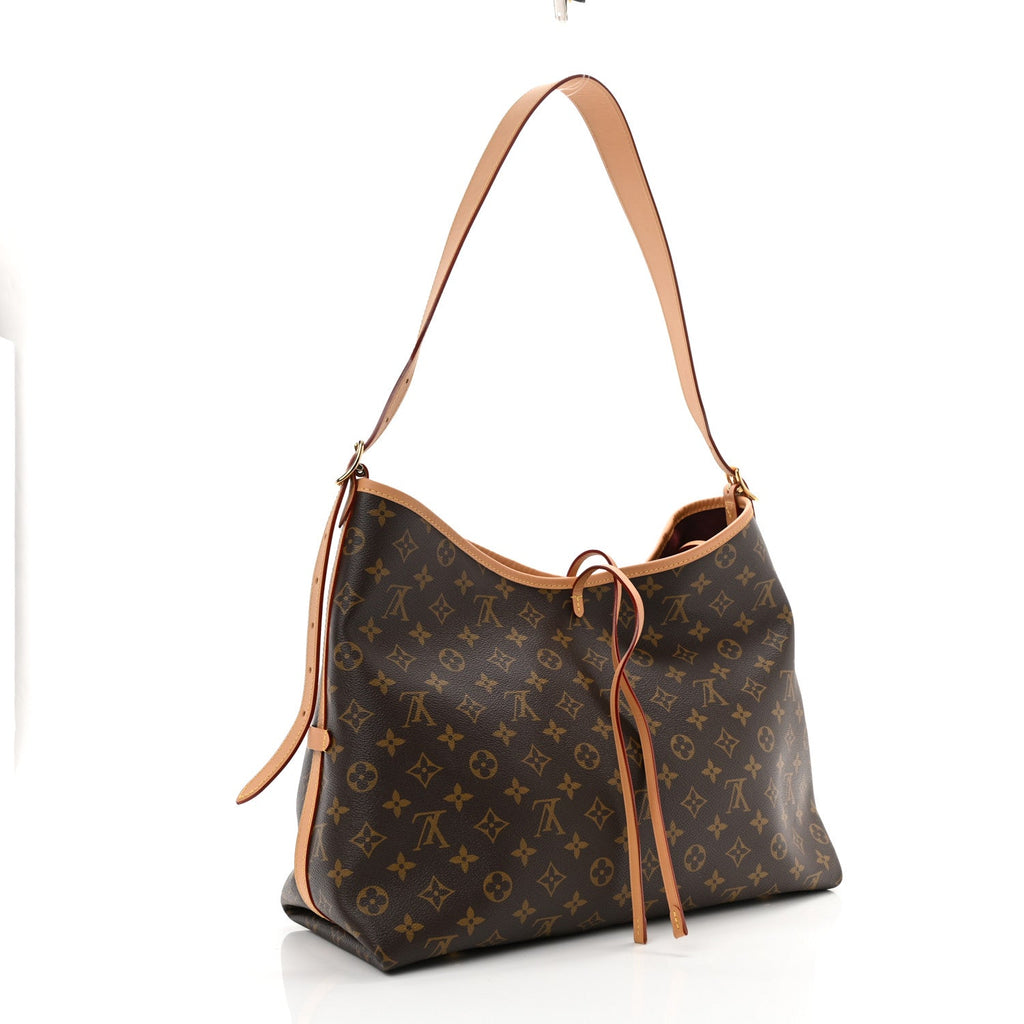 Side profile view - Louis Vuitton Monogram CarryAll MM