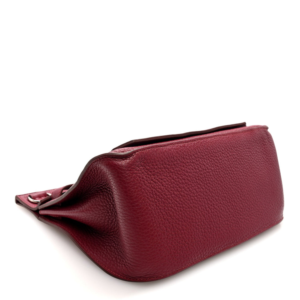 Hermès Taurillon Clemence Jypsiere 28 Rubis