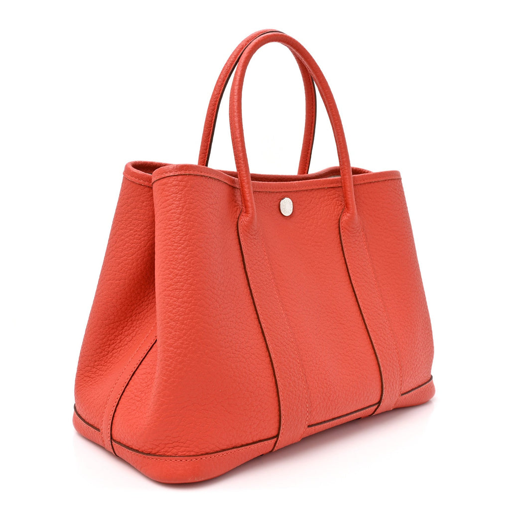 Hermès Negonda Garden Party 30 TPM Orange Poppy