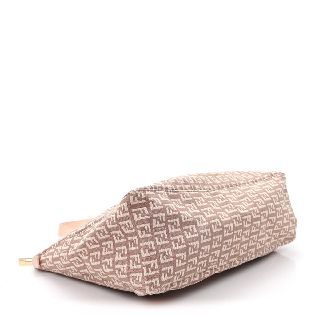 Fendi Zucchino Shopper Tote Pink