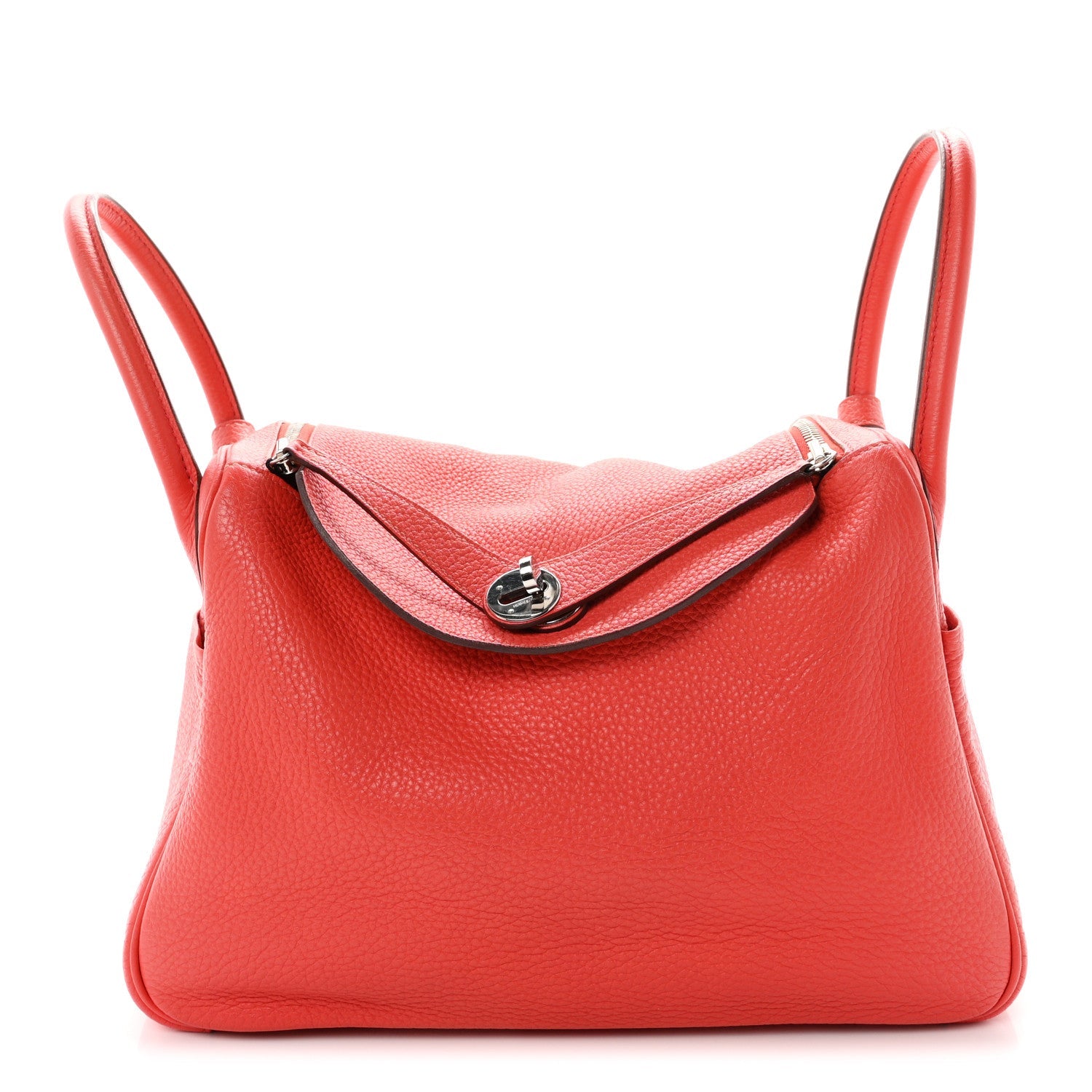 Hermès Taurillon Clemence Lindy 30 Rose Jaipur