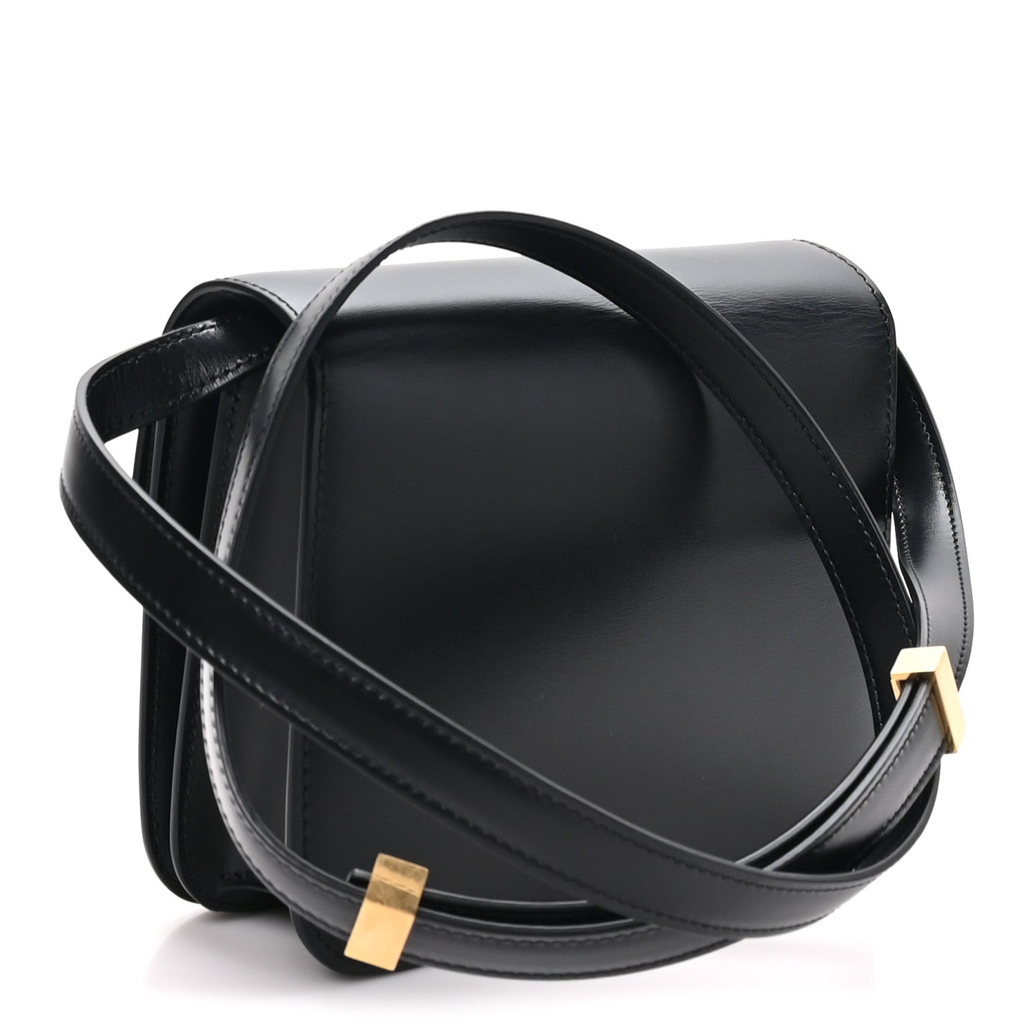 Celine Box Calfskin Teen Classic Box Flap Bag Black