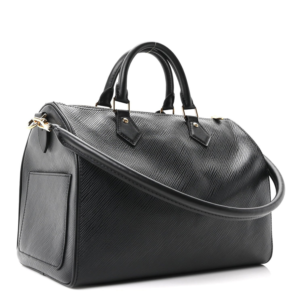 Louis Vuitton Epi Speedy Soft 30 Black