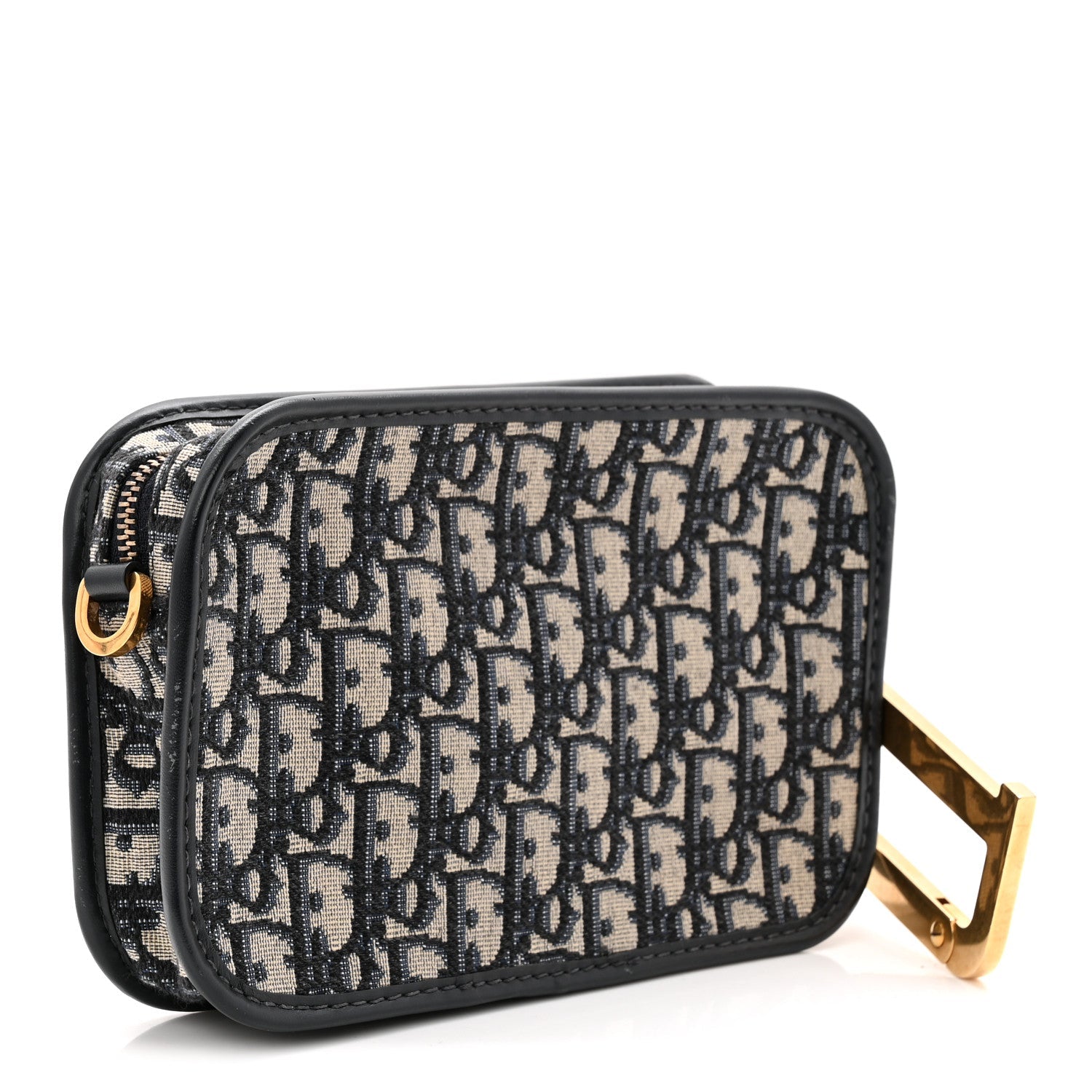 Dior Oblique Diorquake Clutch Blue