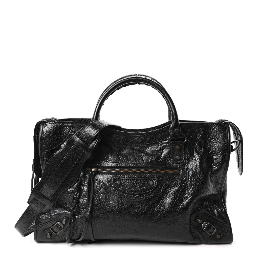 Balenciaga Agneau Classic Hardware City Black