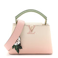 Louis Vuitton Taurillon Gradient Capucines BB Asnieres Green Rose