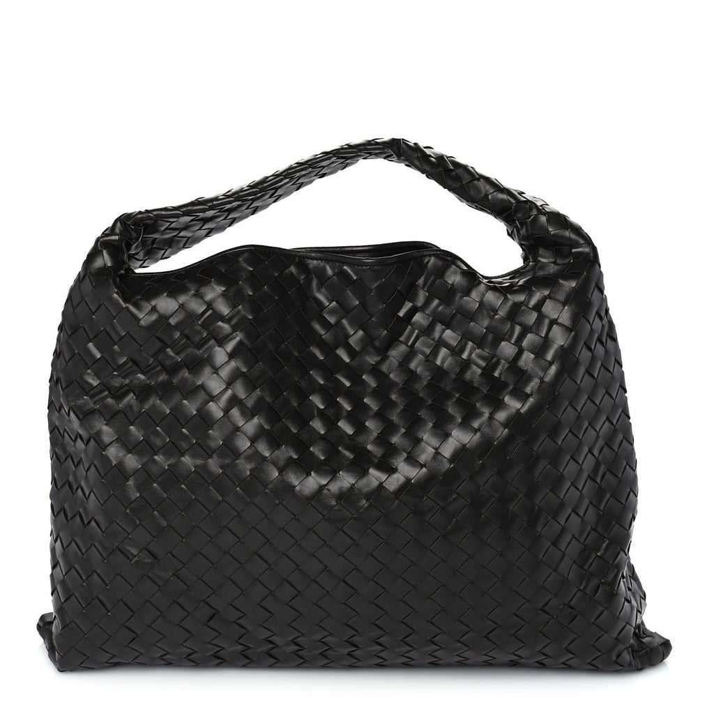 Bottega Veneta Calfskin Intrecciato Large Hop Fondant