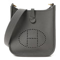 Hermès Taurillon Clemence Evelyne TPM Gris Meyer