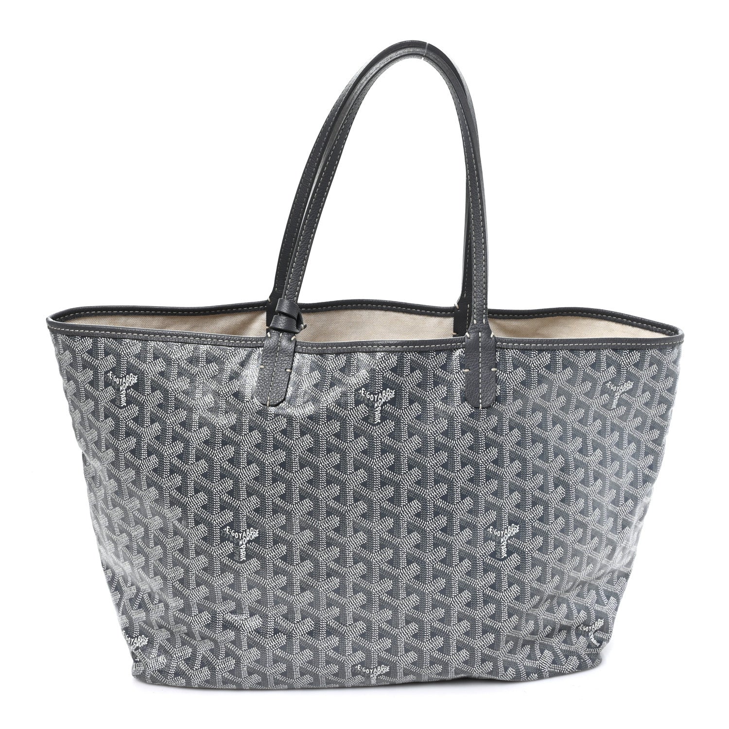 Goyard Saint Louis PM Tote in Grey Goyardine