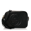 Gucci Pebbled Calfskin Small Soho Disco Bag Black