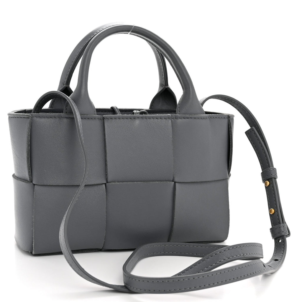 Bottega Veneta Nappa Maxi Intrecciato Arco Tote Thunder