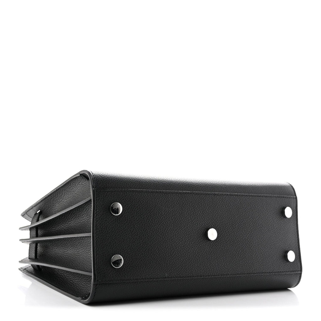 Saint Laurent Grained Calfskin Baby Sac De Jour Black