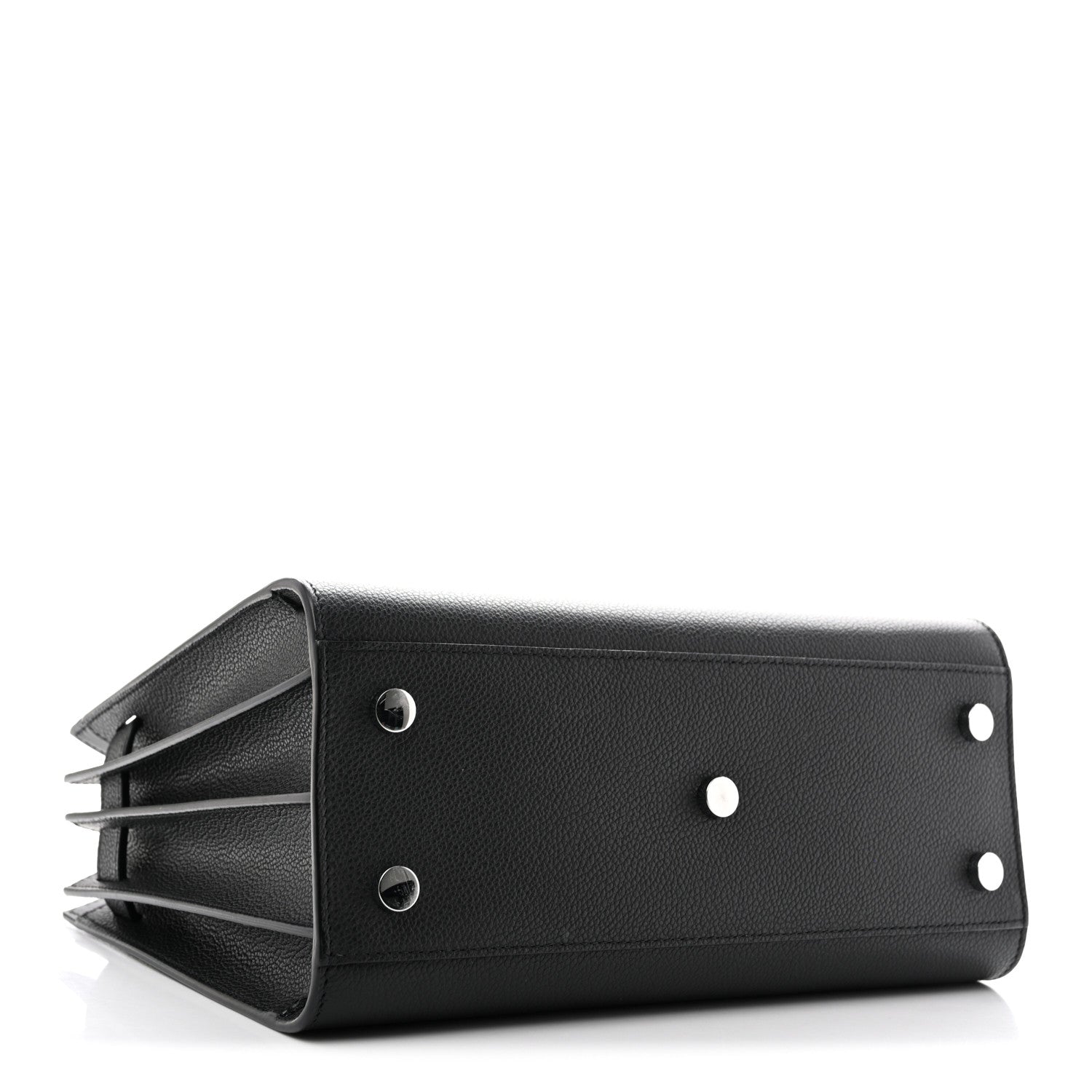 Saint Laurent Grained Calfskin Baby Sac De Jour Black