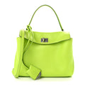 Balenciaga Natural Smooth Calfskin Mini Rodeo Top Handle Handbag Granny Apple