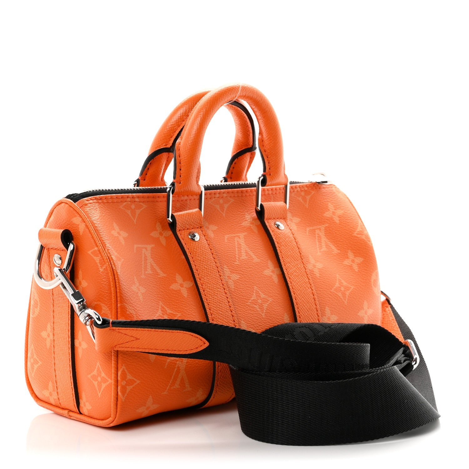 Louis Vuitton Taigarama Keepall Bandouliere 25 Tangerine