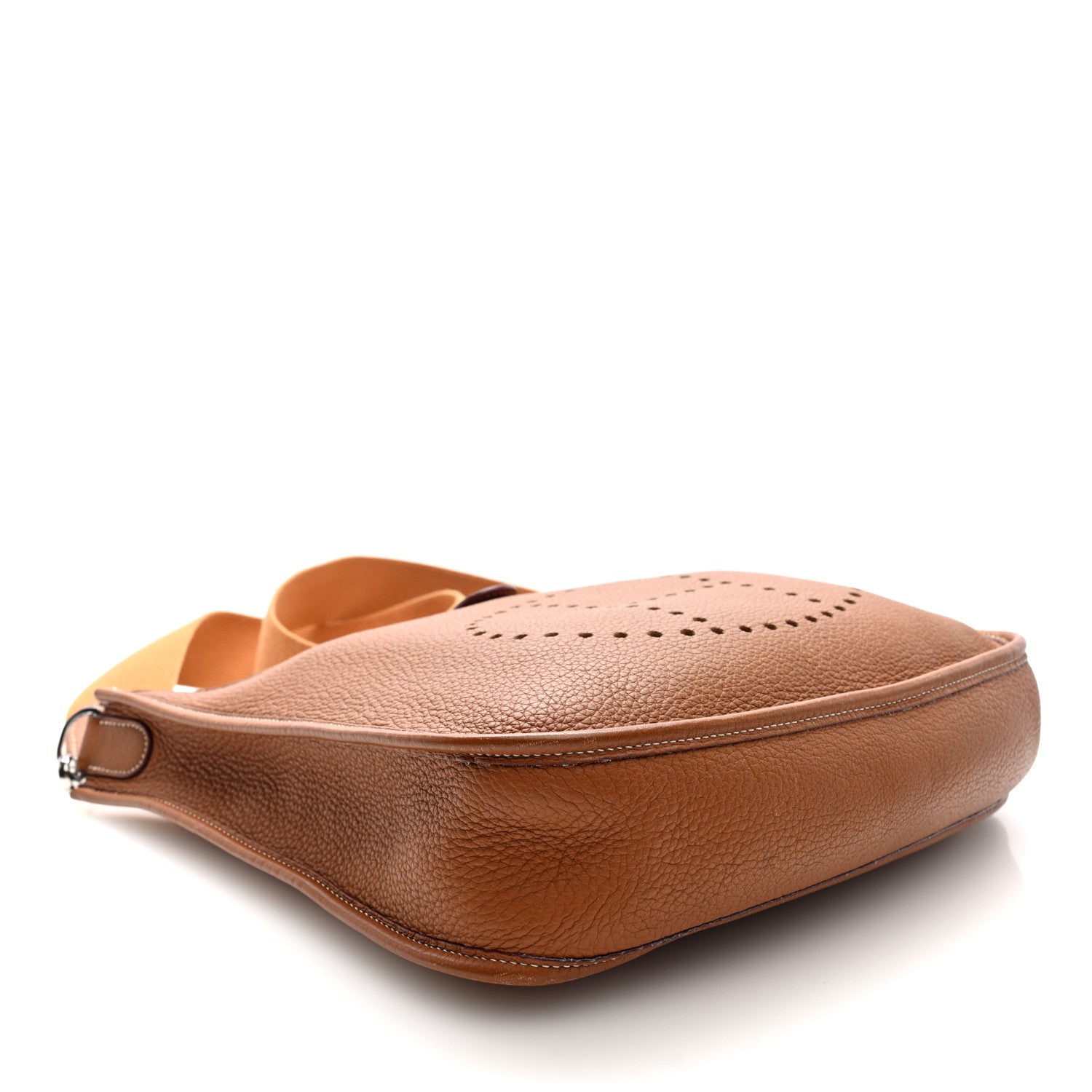 Hermès Taurillon Clemence Evelyne PM Gold