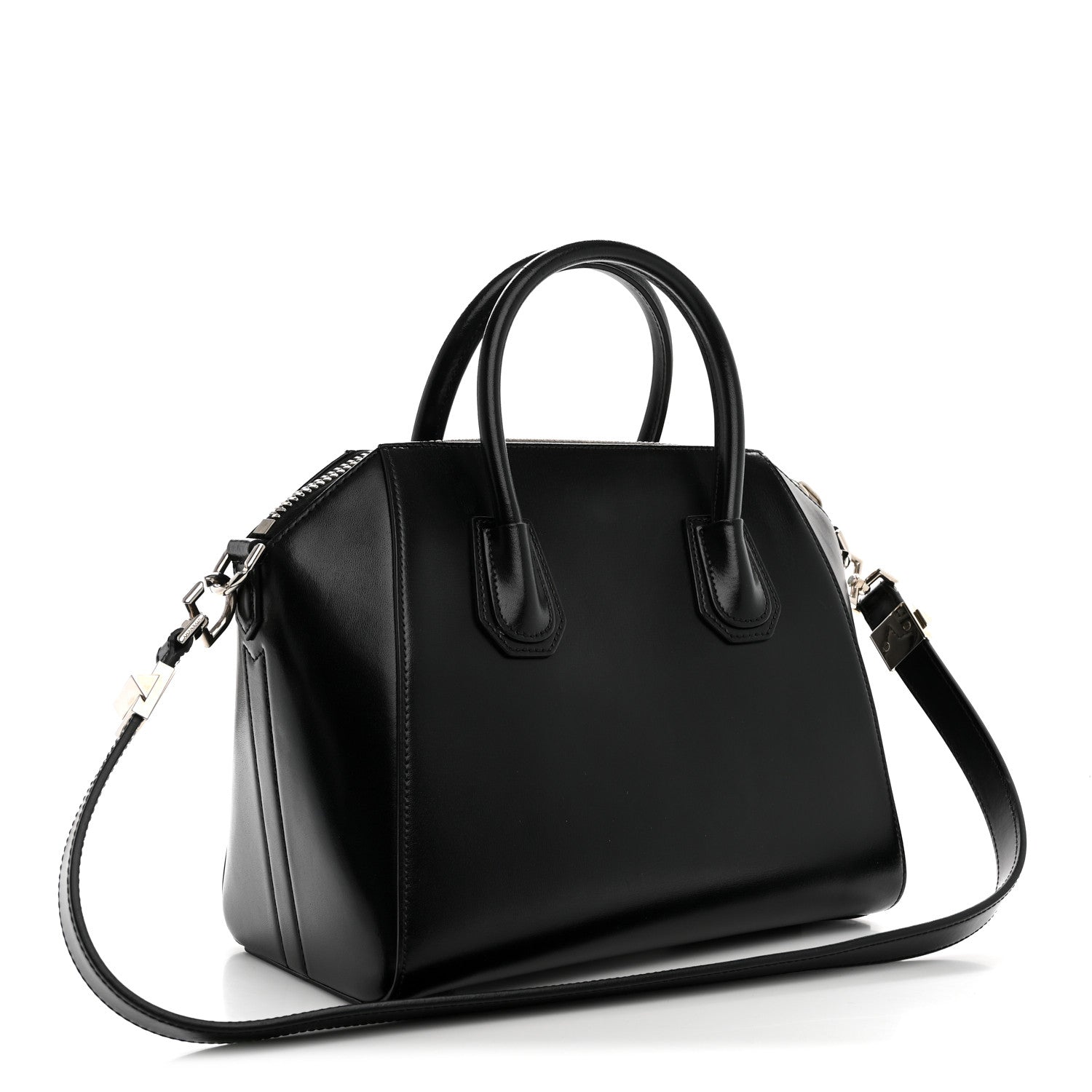 Givenchy Shiny Lord Calfskin Small Antigona Black