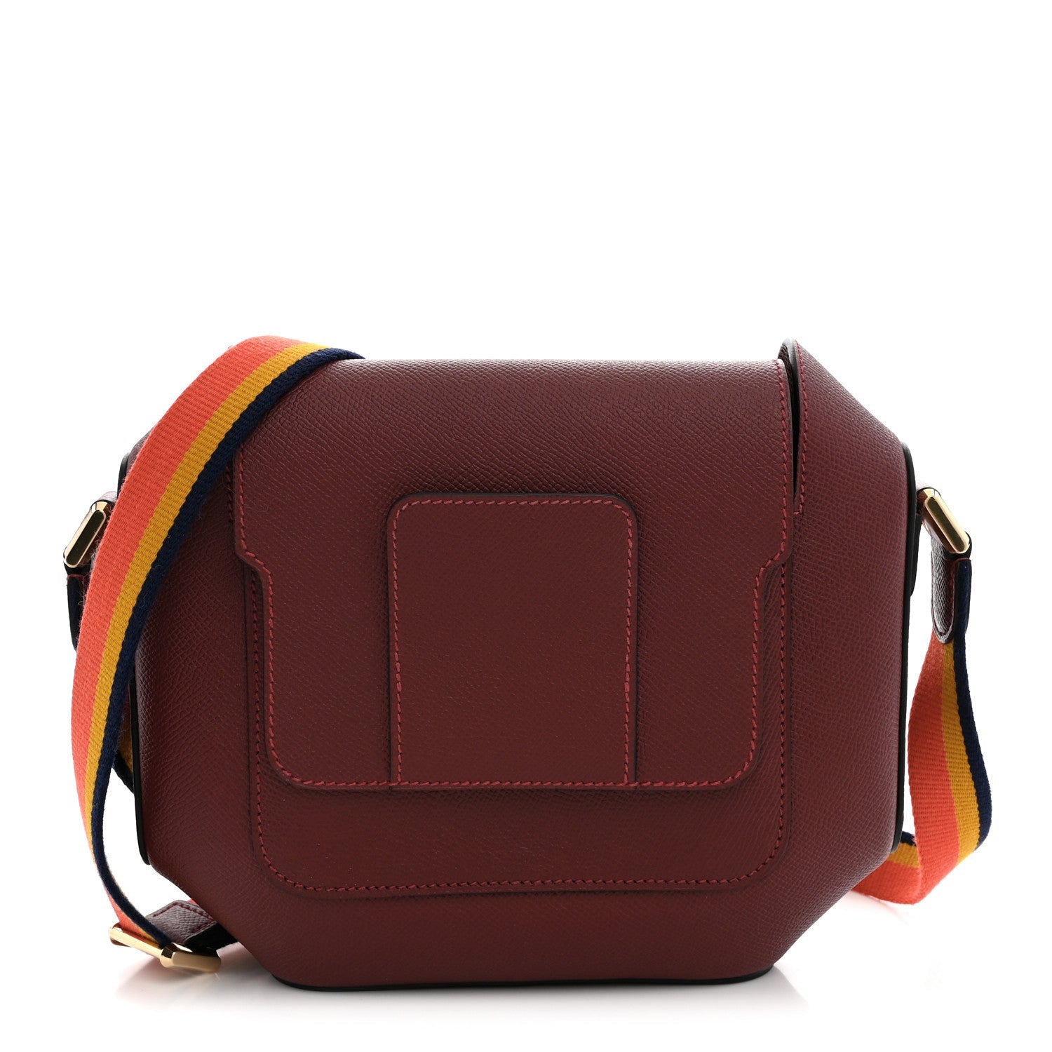 Hermès Epsom Octogone 23 Rouge H