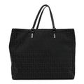 Fendi Zucchino Shopping Tote Black