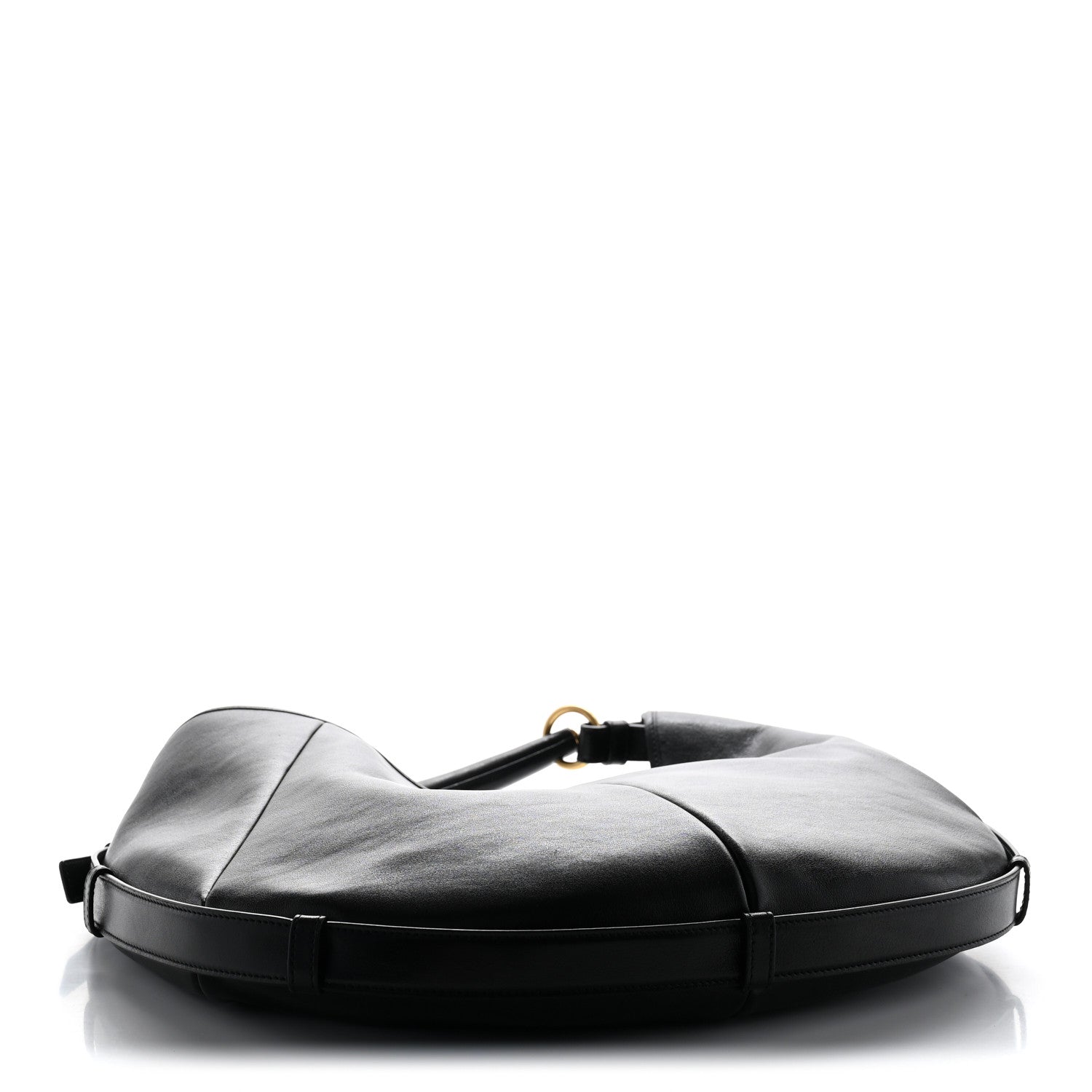 Saint Laurent Calfskin Mombasa Shoulder Bag Black