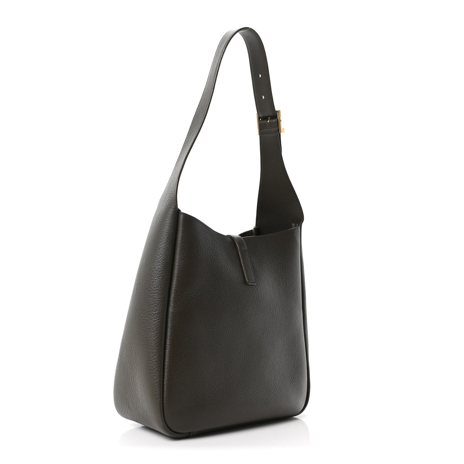 Saint Laurent Smooth Calfskin Small Le 5 A 7 Soft Hobo Light Musk