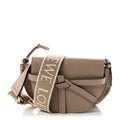 Loewe Calfskin Jacquard Mini Gate Dual Bag Clay