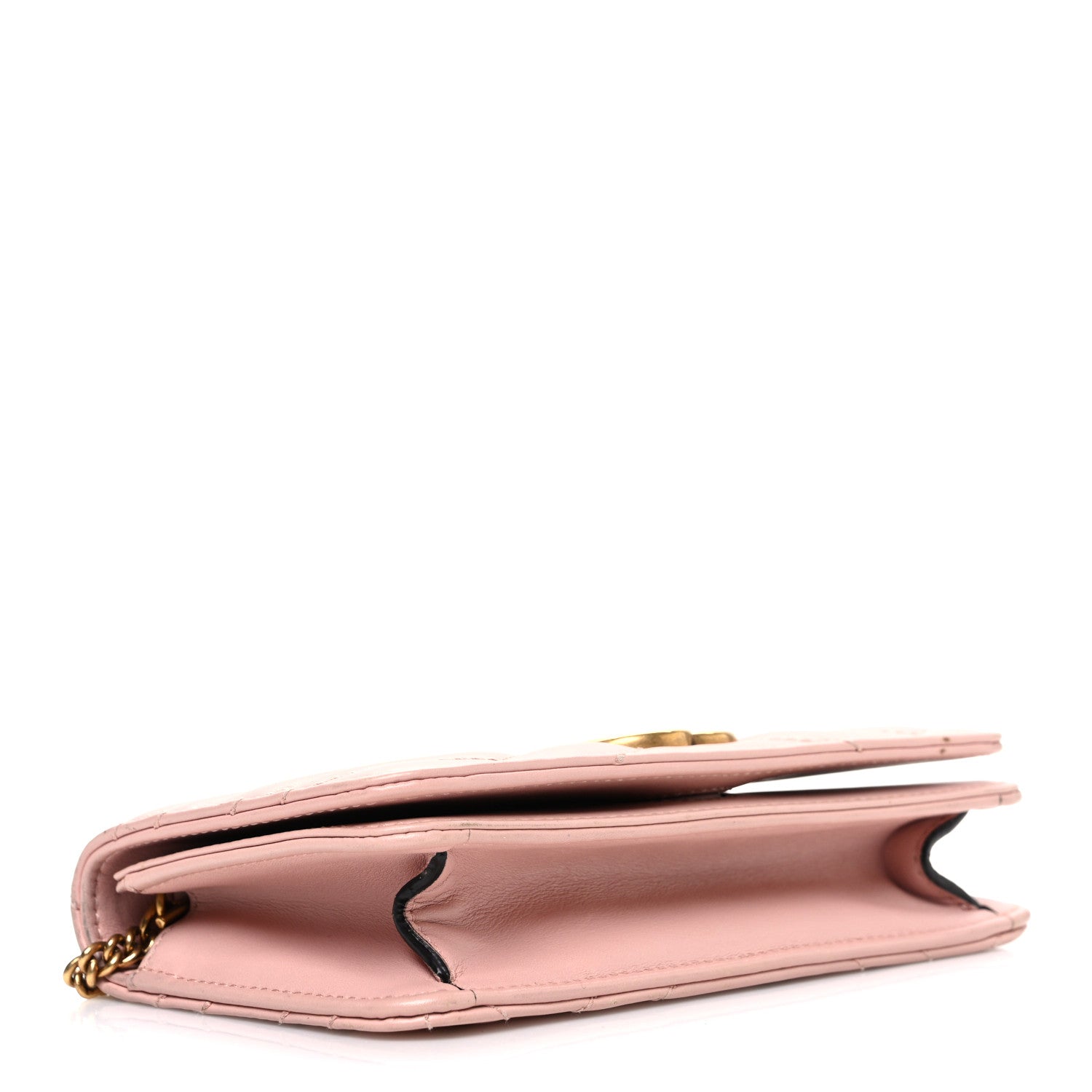 Gucci Calfskin Matelasse GG Marmont Mini Bag Perfect Pink
