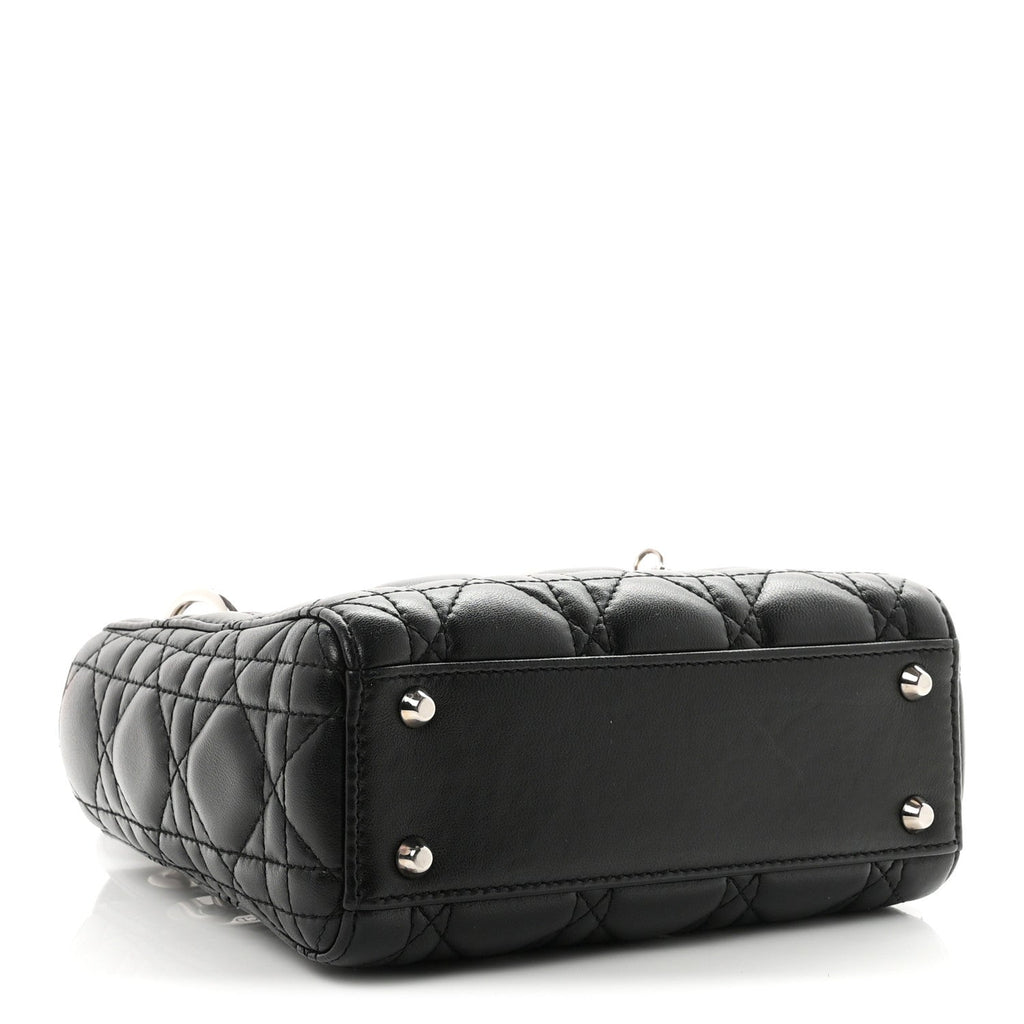 Dior Lambskin Cannage Mini Lady Dior Black