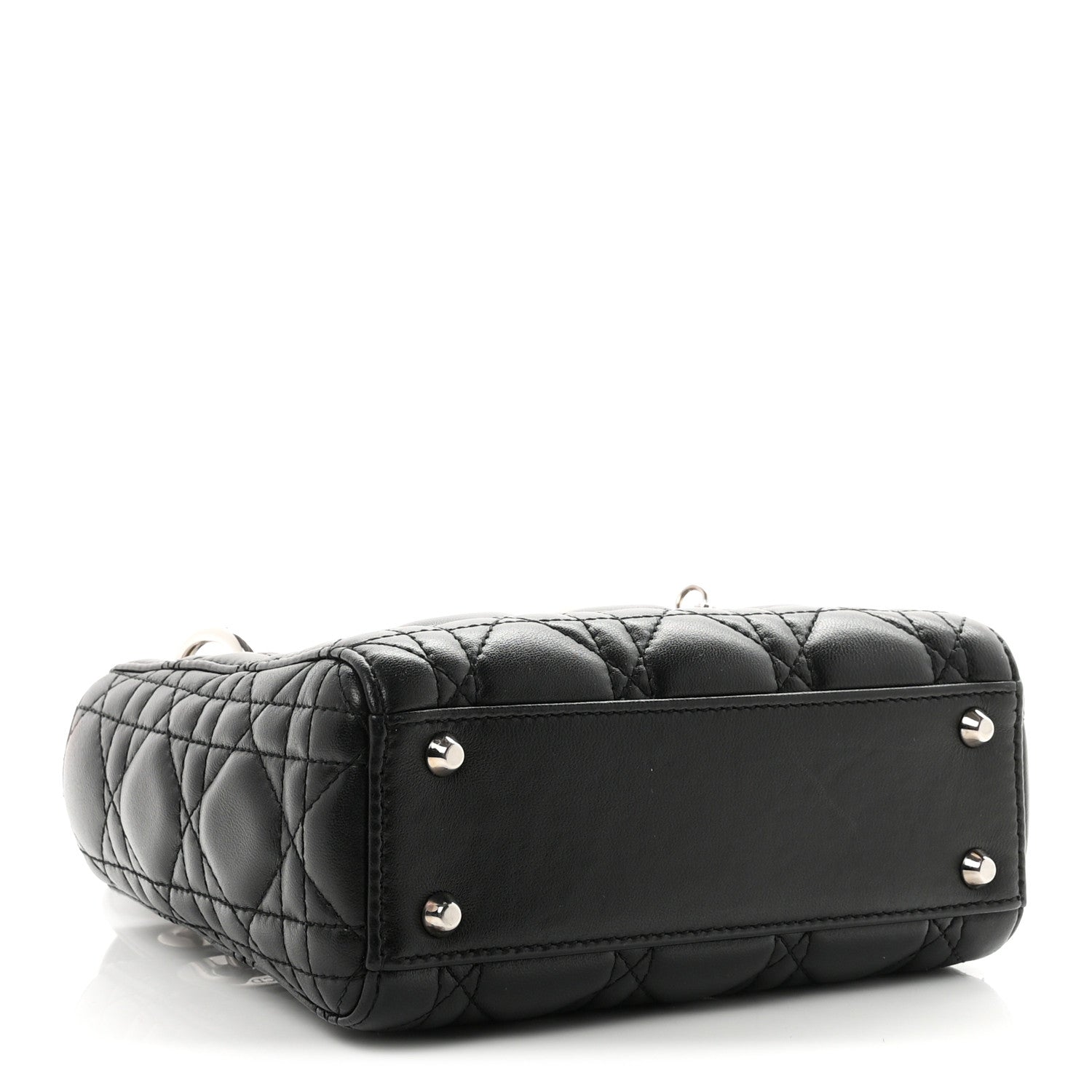 Dior Lambskin Cannage Mini Lady Dior Black