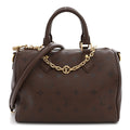 Louis Vuitton Calfskin LV Bliss Speedy Bandouliere 25 Brun