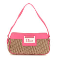 Dior Monogram Street Chic Shoulder Bag Pink Beige