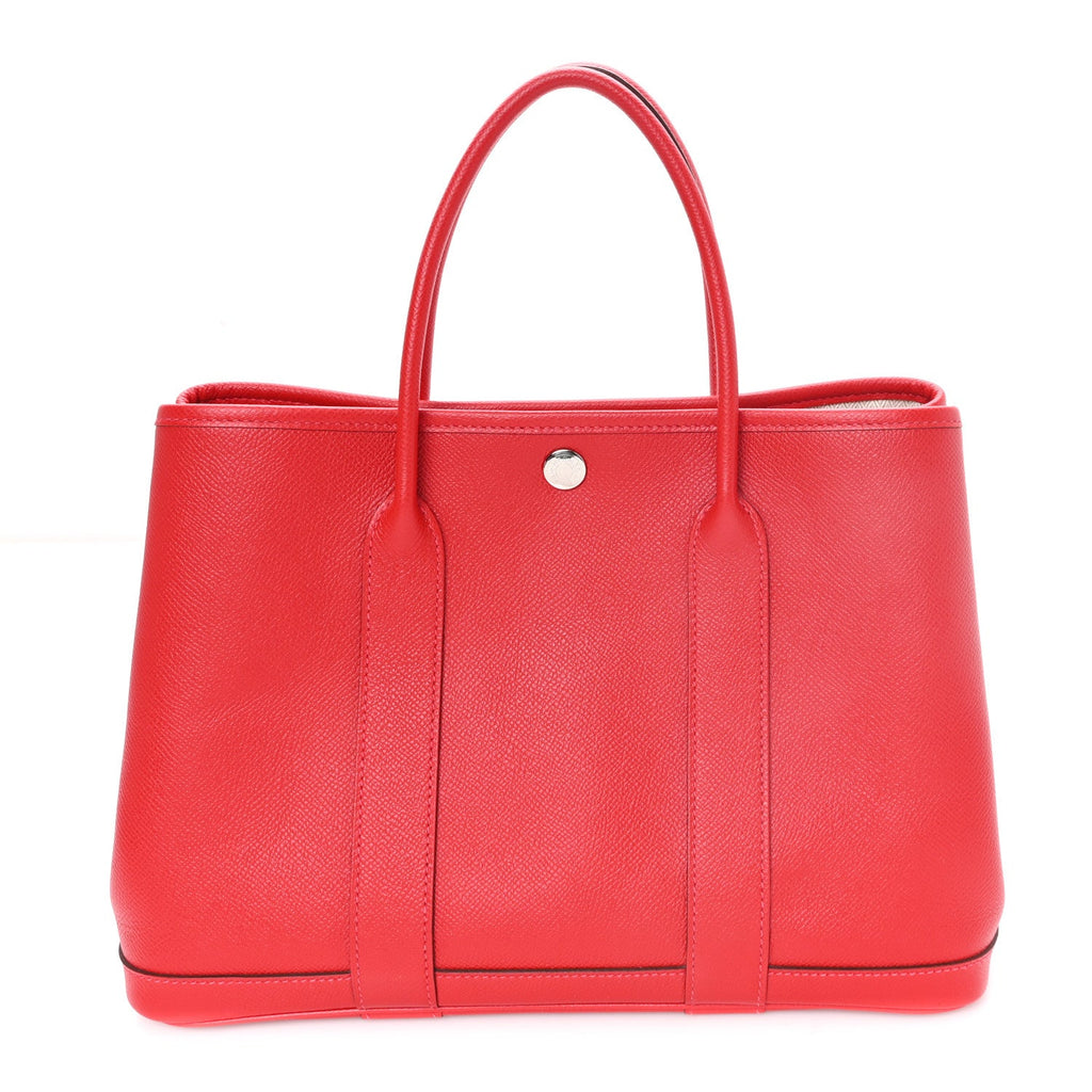 Hermès Negonda Garden Party 30 TPM Rouge Casaque