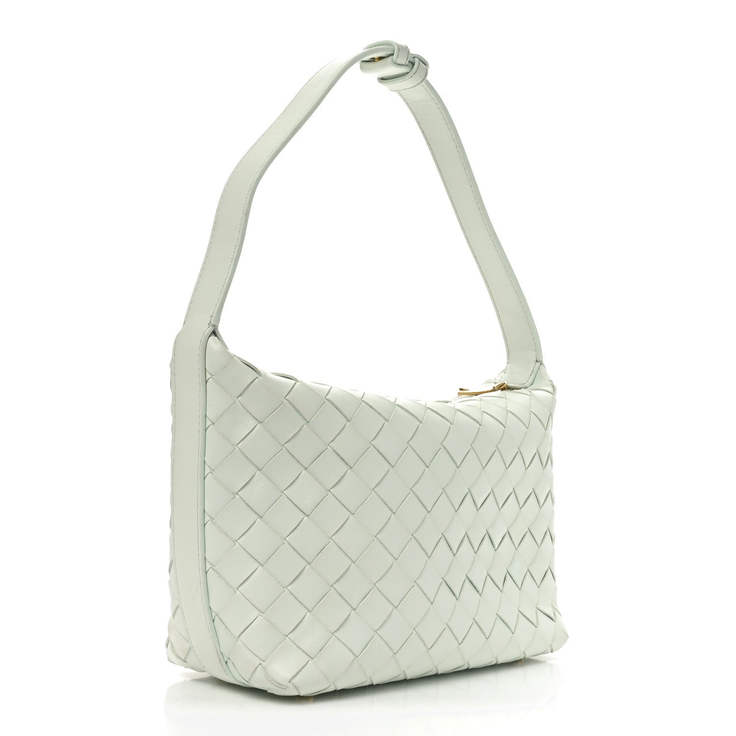 Bottega Veneta Calfskin Nappa Intrecciato Mini Wallace Glacier Muse