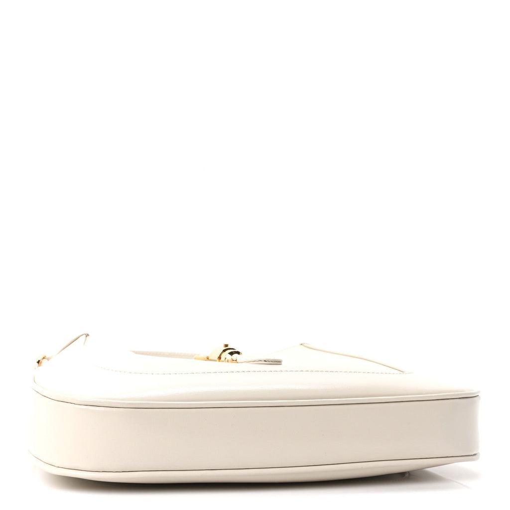Gucci Boarded Dyana Lux Calfskin Small Jackie 1961 Hobo Mystic White