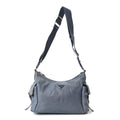 Prada Nappa Large Explore Shoulder Bag Aviation Blue