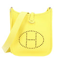 Hermès Taurillon Clemence Evelyne TPM Limoncello