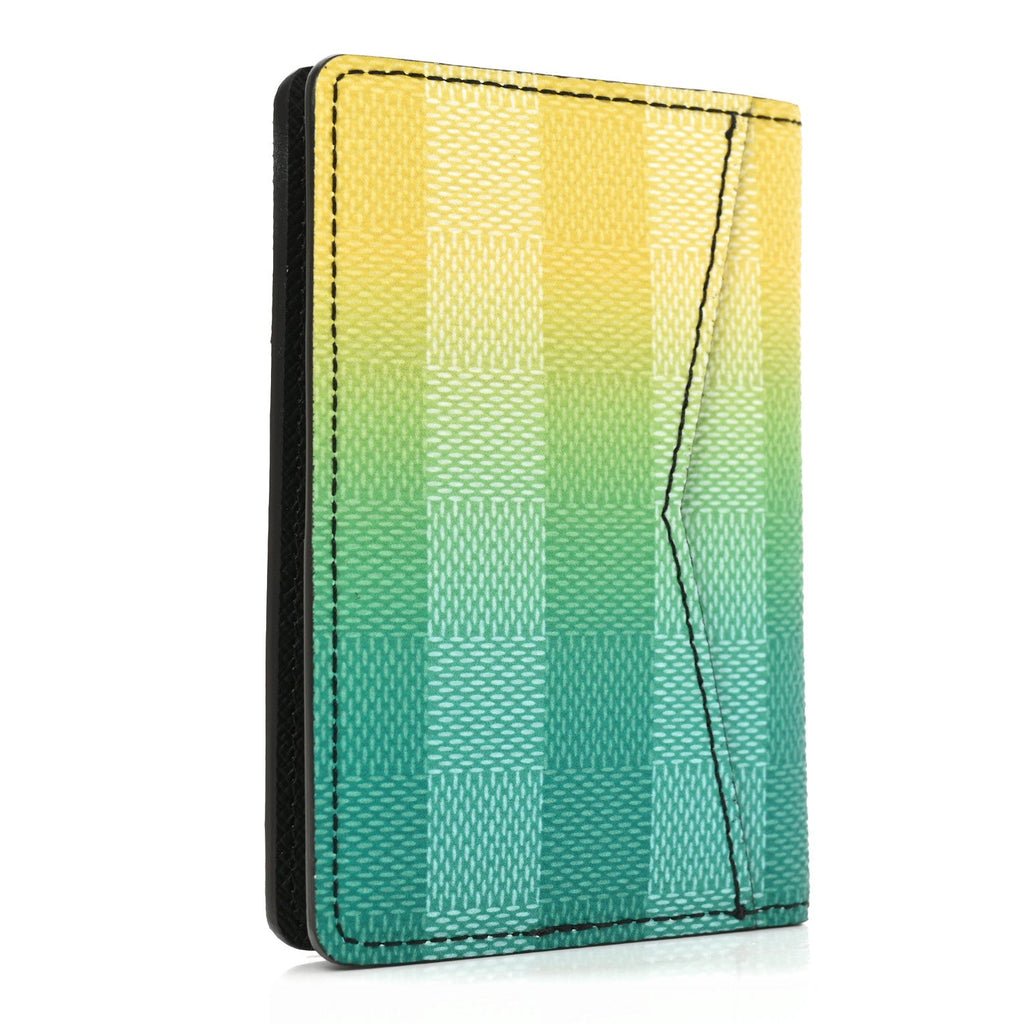 Louis Vuitton Damier Stripes Pocket Organizer Gradient Green
