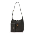 Saint Laurent Grained Deerskin Baby Supple Le 5 A 7 Hobo Light Musk