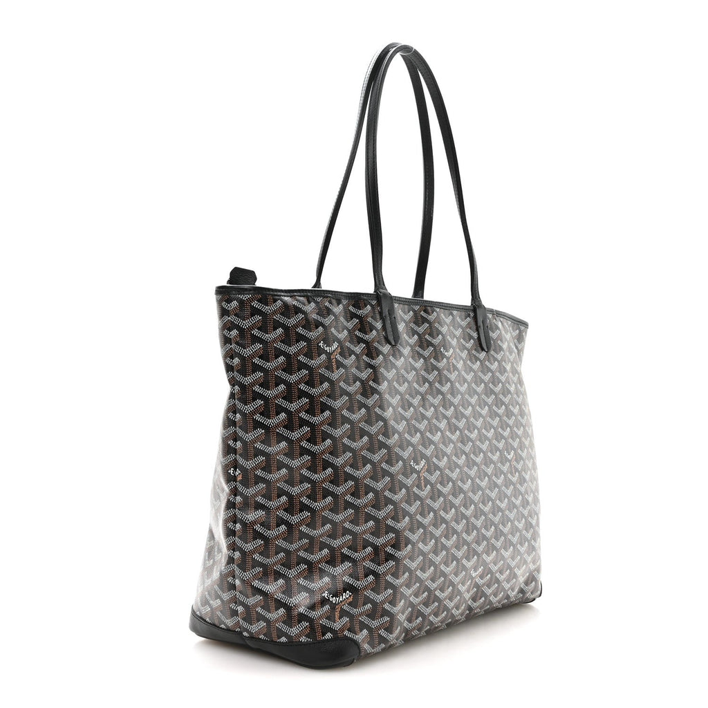 Goyard Artois MM Tote in Black Goyardine