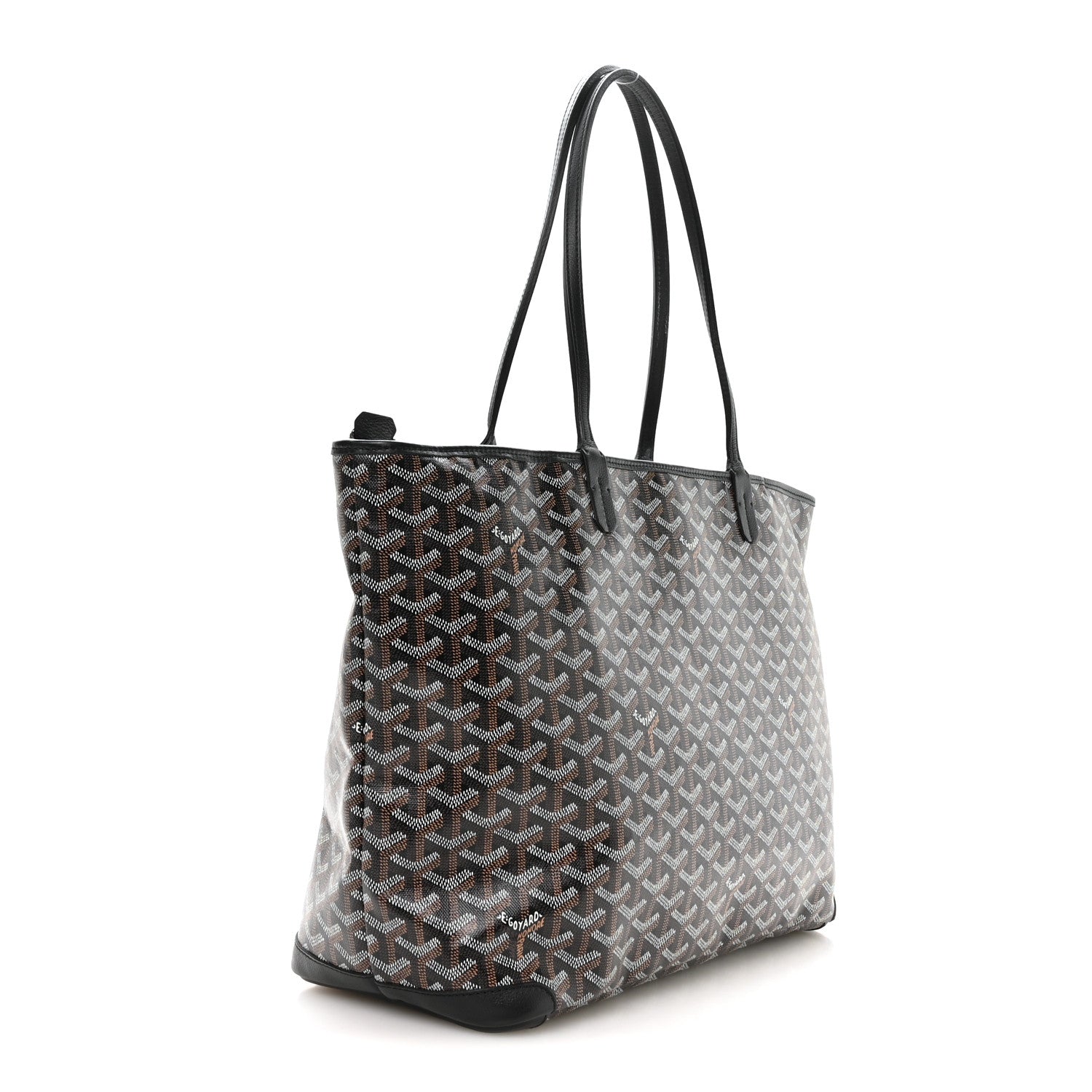 Goyard Artois MM Tote in Black Goyardine