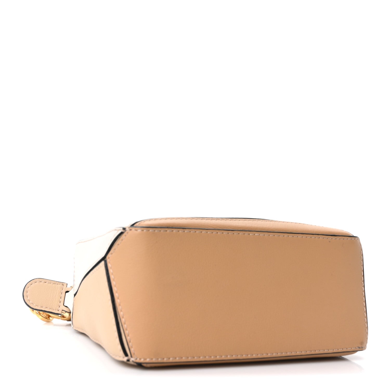 Loewe Calfskin Mini Puzzle Bag Dusty Beige Soft White