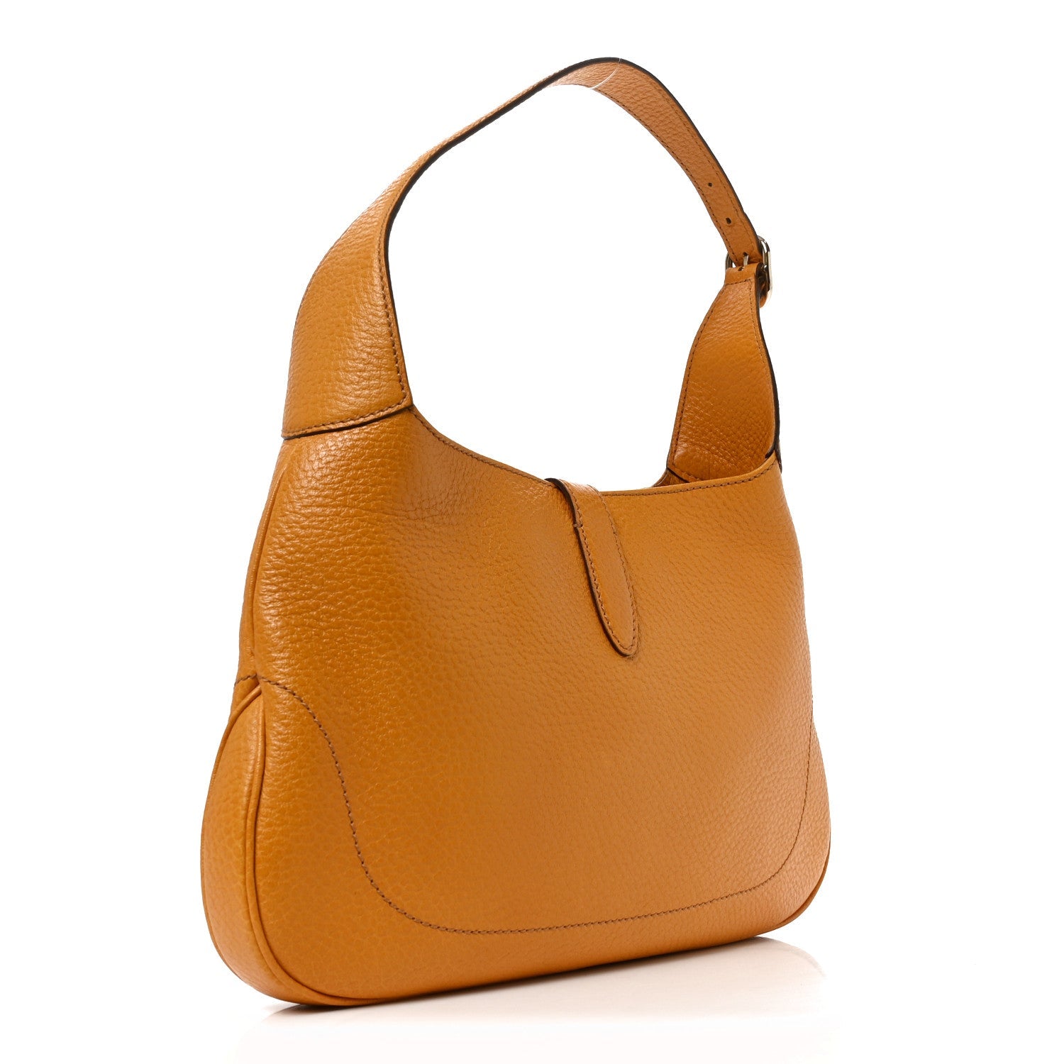Gucci Soft Grained Calfskin Jackie O Hobo Orange