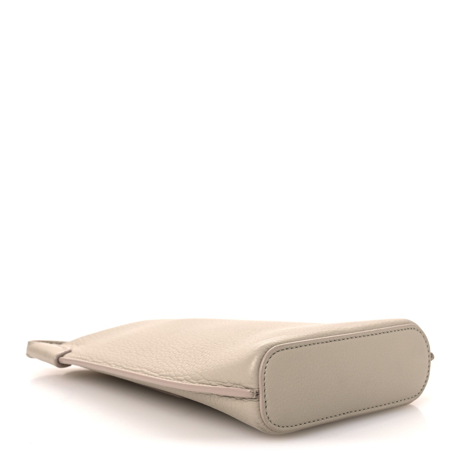 Loro Piana Grained Calfskin Bale Phone Case Light Travertine