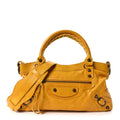 Balenciaga Agneau Classic Hardware First Moutarde