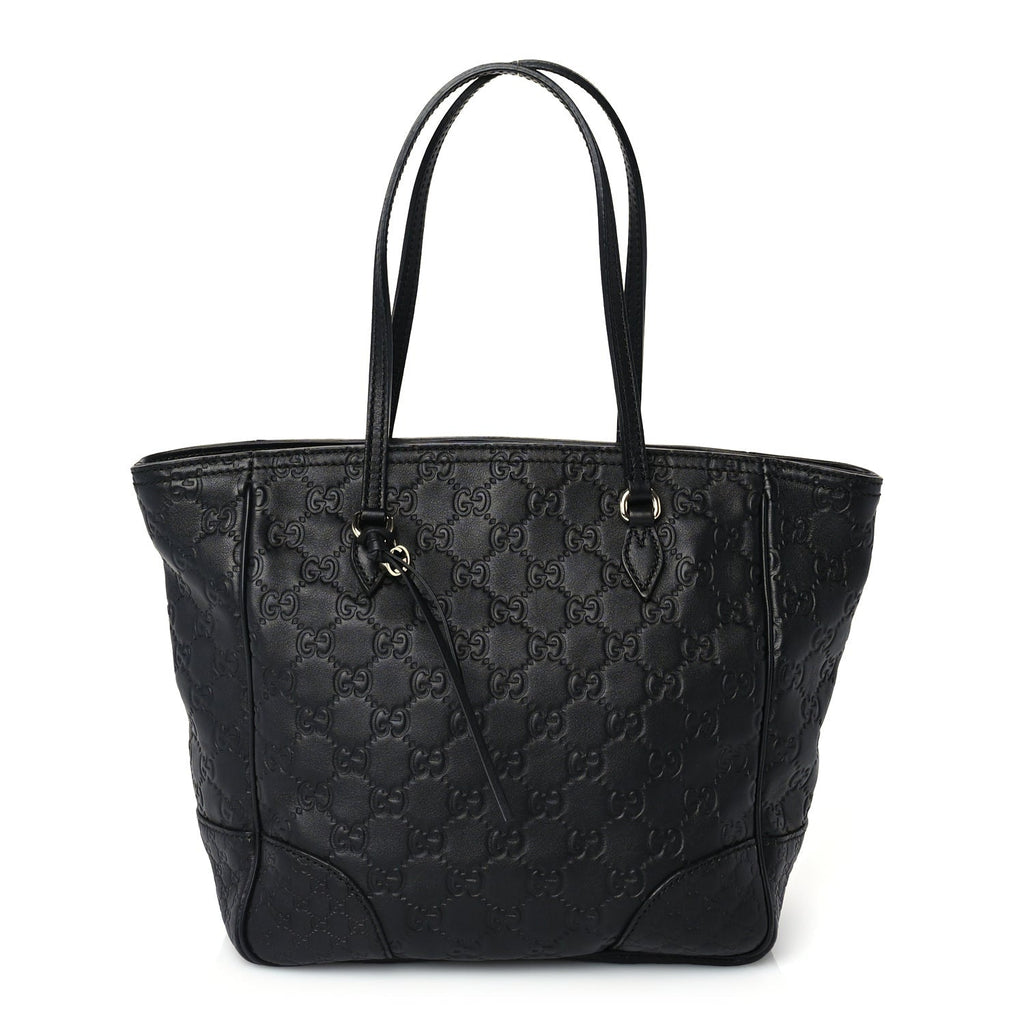 Guccissima Small Bree Zippered Tote Black