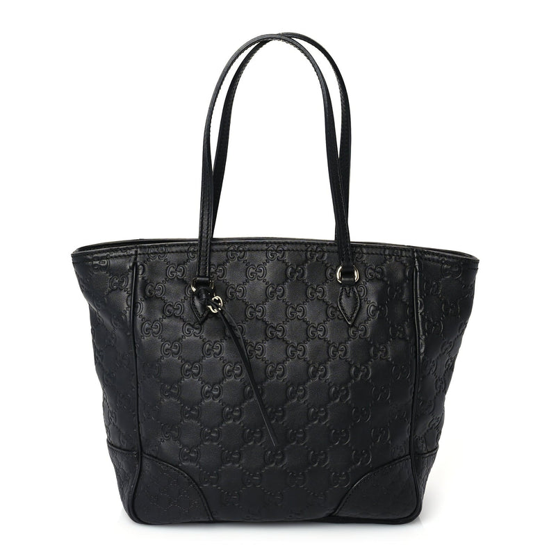 Guccissima Small Bree Zippered Tote Black