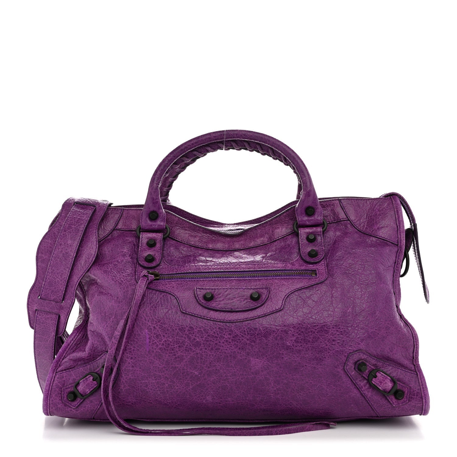 Balenciaga Agneau Classic Hardware City Ultraviolet